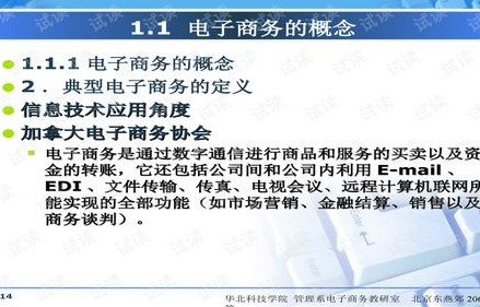 电子商务专业课程教案