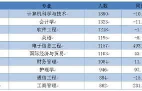 电子商务专业排行多少位